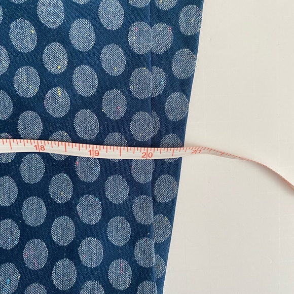 Ann Taylor Loft Blue Polka Dot Skirt Sz 6 - Picture 5 of 5